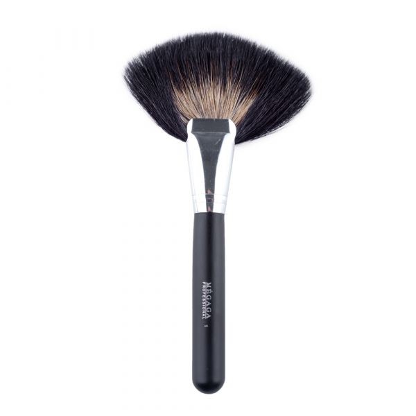Set 22 pensule makeup Megaga cu husa neagra