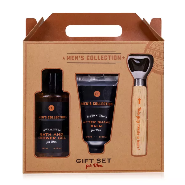 Set cadou barbati, gel de dus, balsam after shave