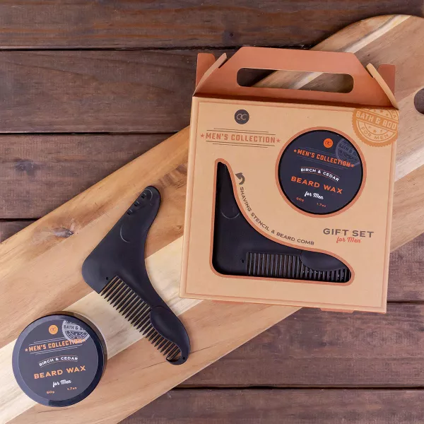 Set cadou barbati, ceara barba, piepten barba, MEN'S COLLECTION