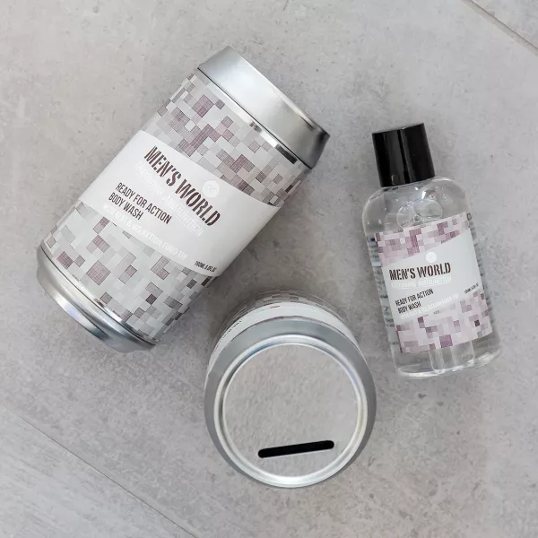 Set cadou barbati, gel de dus, MEN'S WORLD