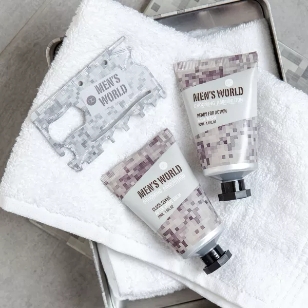 Set cadou barbati, gel de dus, after shave, MEN'S WORLD
