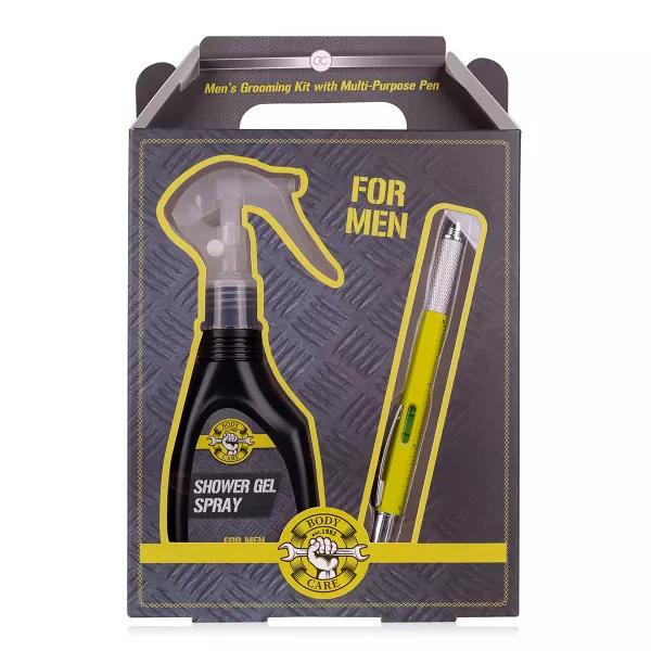 Set cadou barbati, gel de dus, pix, BATH & BODY TOOLS