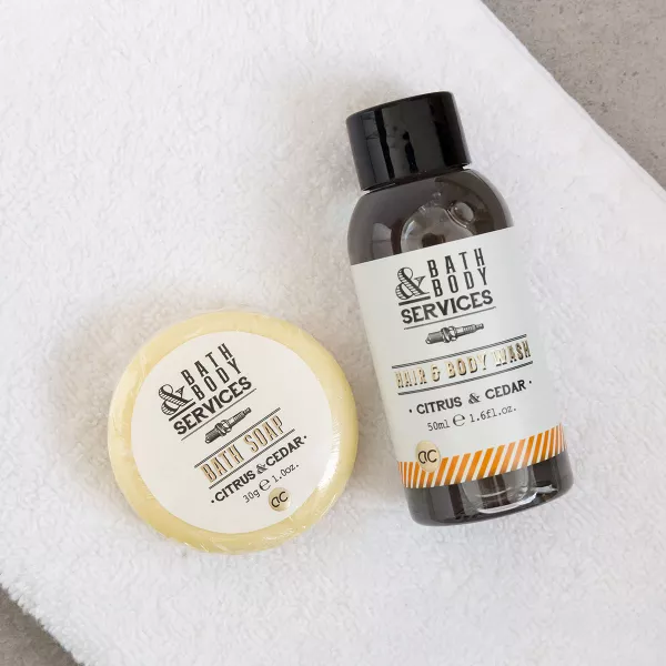 Set cadou barbati, gel de dus, sapun, BATH & BODY SERVICES