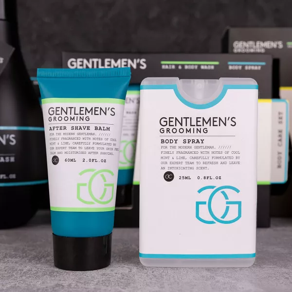 Set cadou barbati, gel de dus, spray corp, GENTLEMEN'S GROOMING