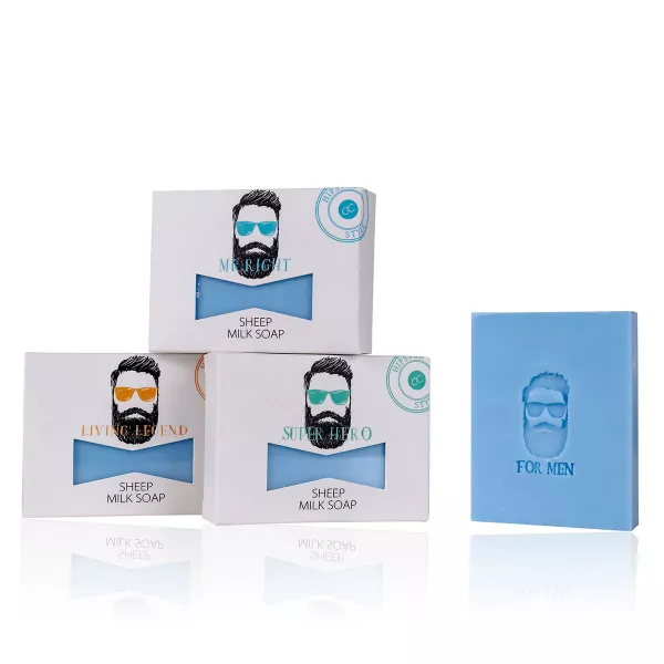 Set cadou barbati, sapun, MEN'S WORLD