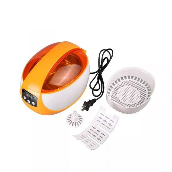Sterilizator cu ultrasunete, 50W, portocaliu, capacitate de 750 ml.