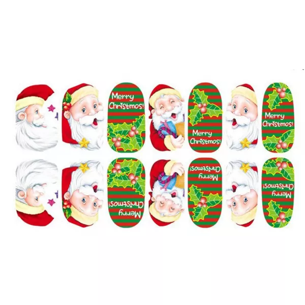 Sticker pentru unghii nail art, Lila Rossa, 14 in 1, nr 160