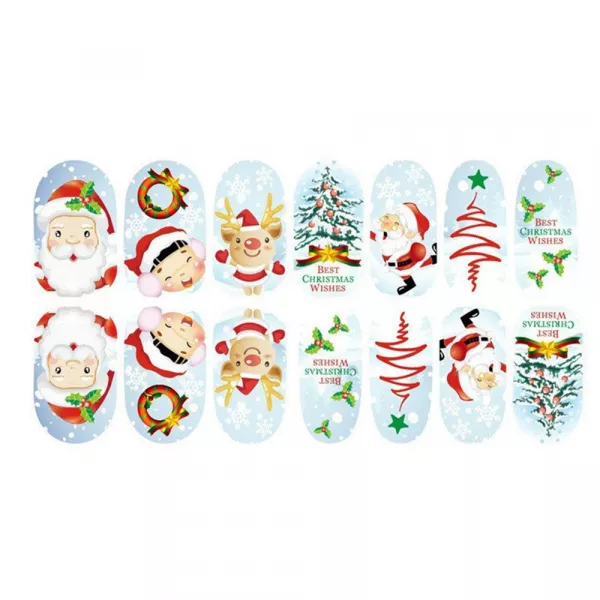 Sticker pentru unghii nail art, Lila Rossa, 14 in 1, nr 161