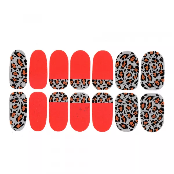 Sticker pentru unghii nail art, Lila Rossa, 14 in 1, nr 24