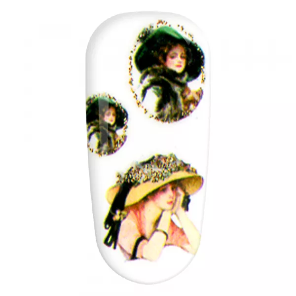 Sticker A4 pentru decor unghii 12 in 1, 1869-1880
