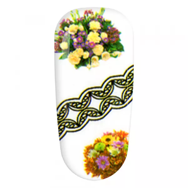 Sticker A4 pentru decor unghii,  249-256