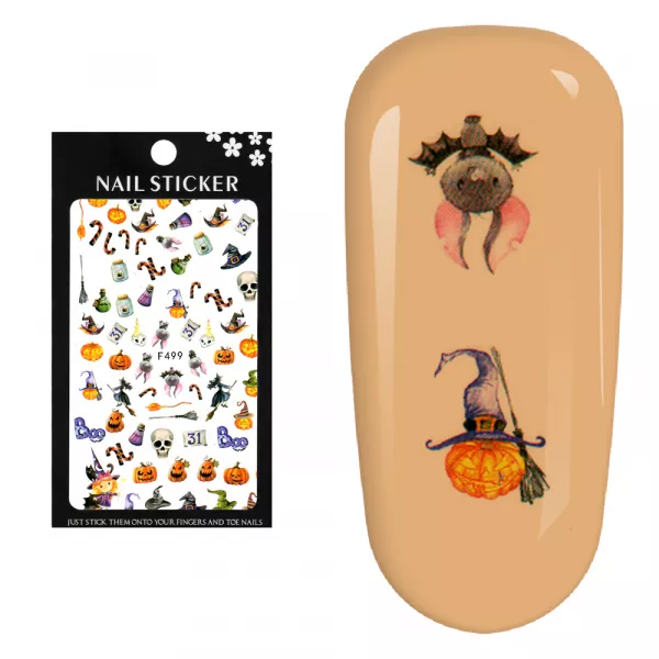 Stickere pentru decor unghii Lila Rossa, Halloween, f499