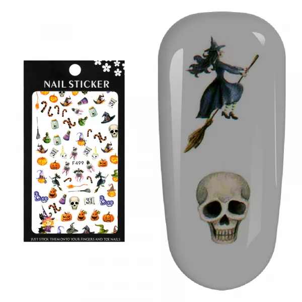 Stickere pentru decor unghii Lila Rossa, Halloween, f499