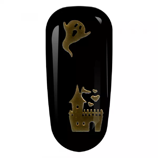 Stickere pentru decor unghii Lila Rossa, Halloween, f602-gold