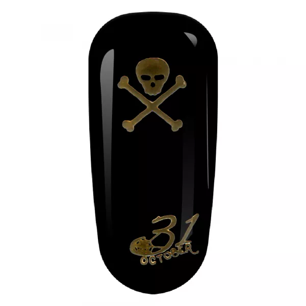 Stickere pentru decor unghii Lila Rossa, Halloween, f602-gold