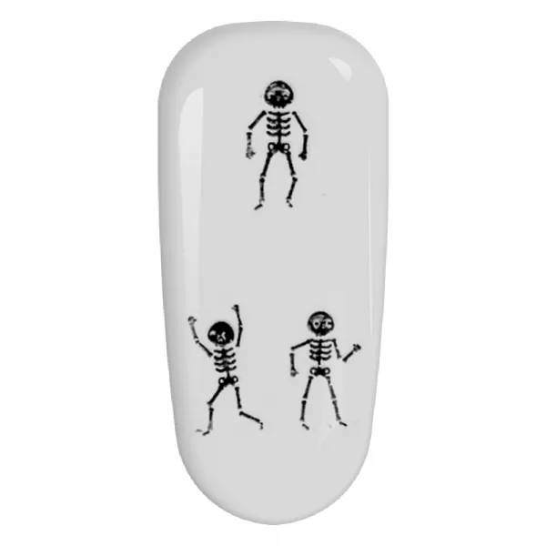 Stickere pentru decor unghii Lila Rossa, Halloween, f603-silver