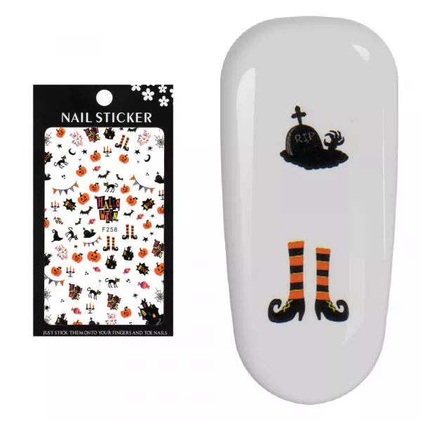 Stickere pentru decor unghii Lila Rossa, pentru Halloween, f258