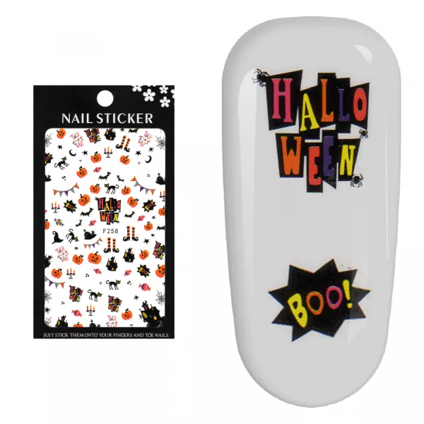 Stickere pentru decor unghii Lila Rossa, pentru Halloween, f258