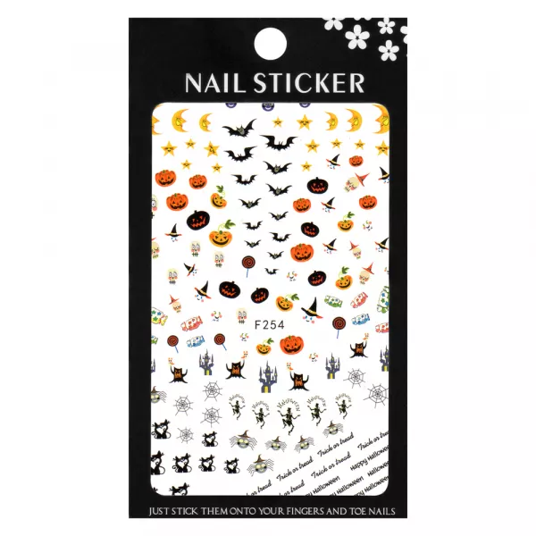 Stickere pentru decor unghii Lila Rossa, pentru Halloween, f254
