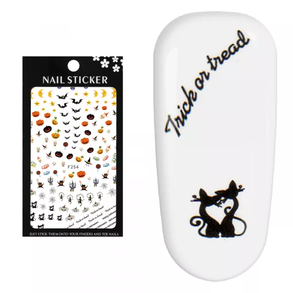 Stickere pentru decor unghii Lila Rossa, pentru Halloween, f254