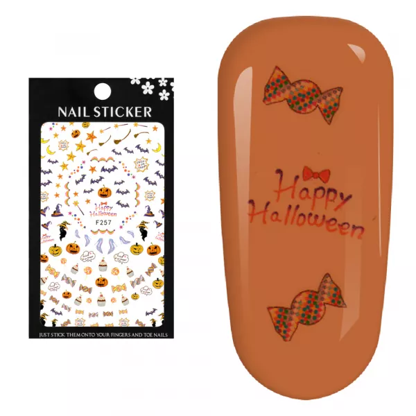 Stickere pentru decor unghii Lila Rossa, pentru Halloween, f257