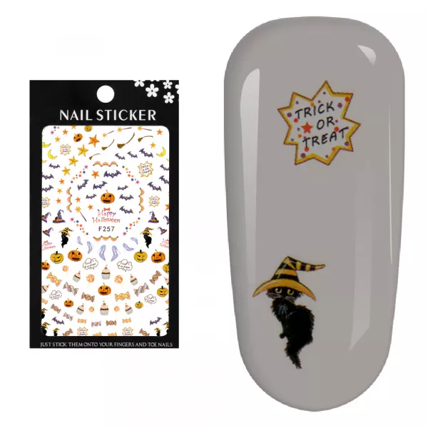 Stickere pentru decor unghii Lila Rossa, pentru Halloween, f257