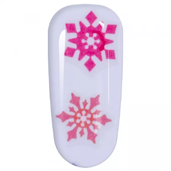 Sticker Lila Rossa pentru decor unghii, Craciun, Revelion si iarna, nail art, xf3119
