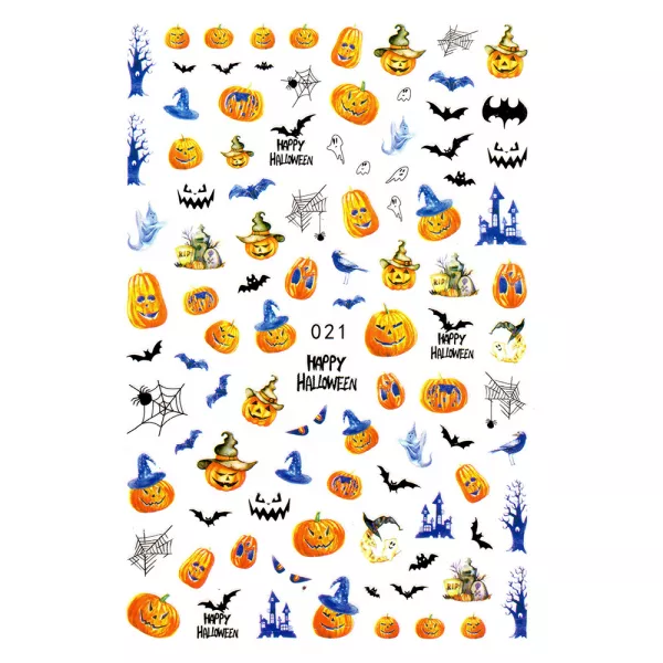 Sticker Lila Rossa pentru decor unghii, Halloween edition, nail art xf021
