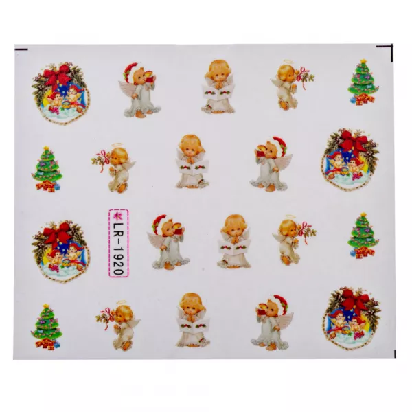 Stickere nail art Lila Rossa, pentru Craciun, Revelion si iarna, lr-1920