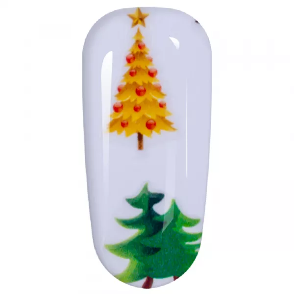 Sticker Lila Rossa pentru decor unghii, Craciun, Revelion si iarna, nail art, xf3131