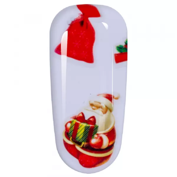 Sticker Lila Rossa pentru decor unghii, Craciun, Revelion si iarna, nail art, xf3131