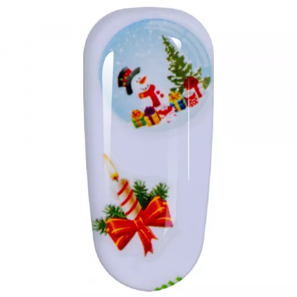 Sticker Lila Rossa pentru decor unghii, Craciun, Revelion si iarna, nail art, xf3132