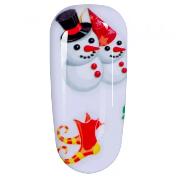 Sticker Lila Rossa pentru decor unghii, Craciun, Revelion si iarna, nail art, xf3133