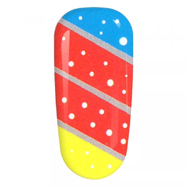 Sticker pentru unghii nail art, Lila Rossa, 14 in 1, nr 4