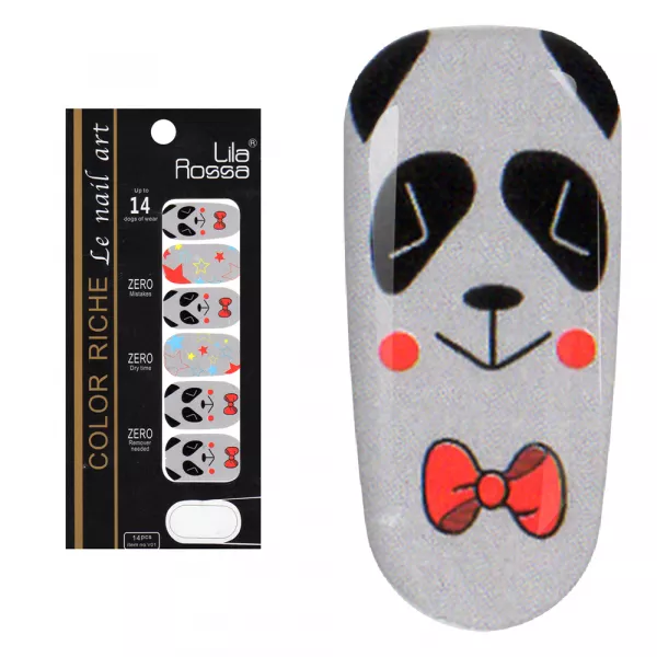 Sticker pentru unghii nail art, Lila Rossa, 14 in 1, nr 5
