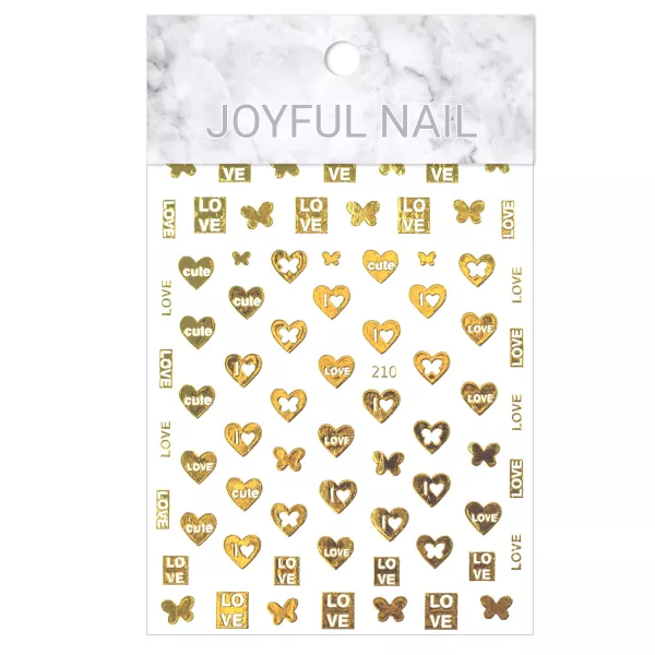 Tatuaj sticker Lila Rossa, cu efect acrilic, pentru decor unghii, nail art 210