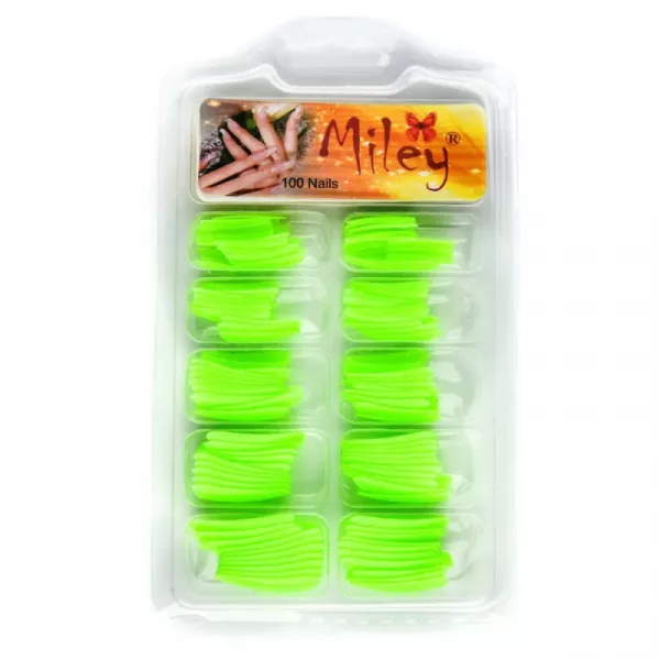 Tipsuri colorate, 100 buc, Green