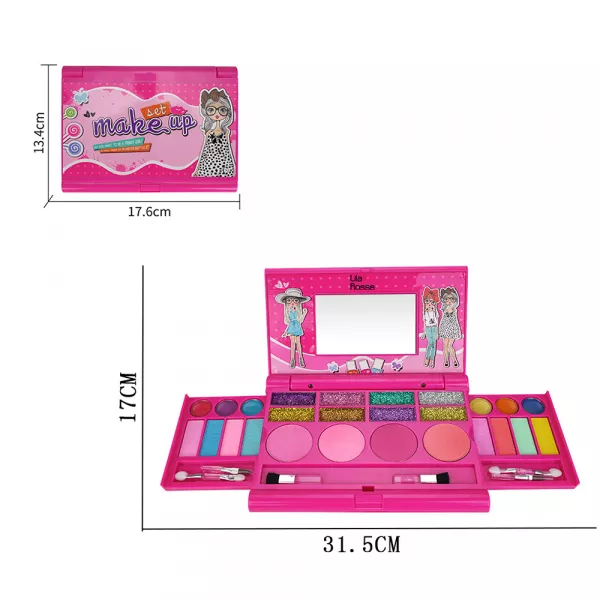 Trusa beauty makeup copii, solubil in apa, trendy girl