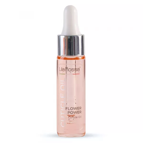 Ulei cuticule cu pipeta, Lila Rossa, aroma Flower Power, 15 ml