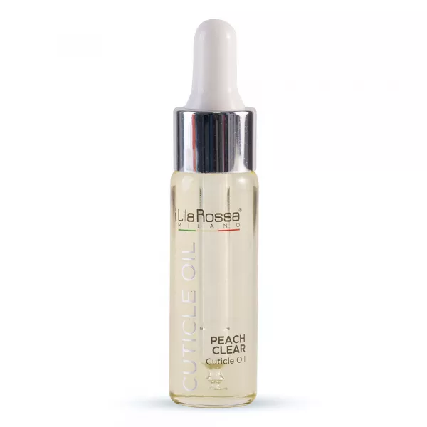 Ulei cuticule cu pipeta, Lila Rossa, aroma Peach Clear, 15 ml