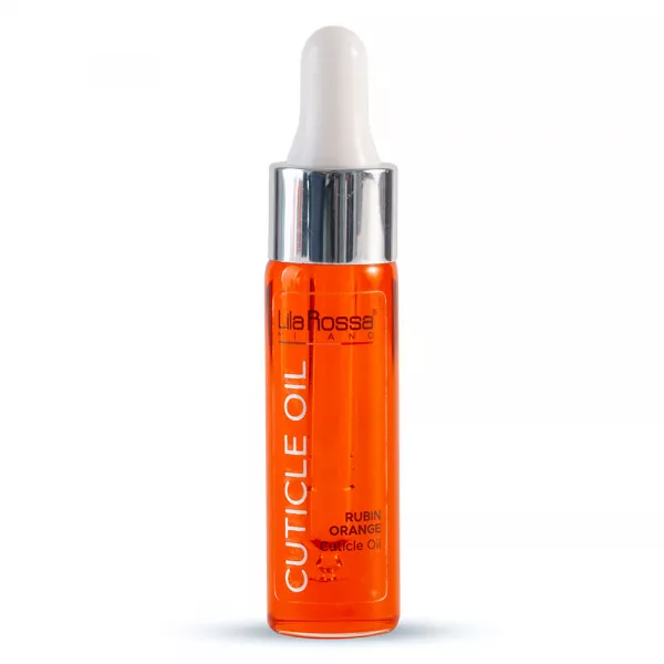 Ulei cuticule cu pipeta, Lila Rossa, aroma Rubin Orange, 15 ml