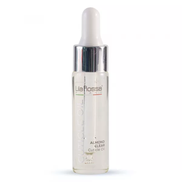 Ulei cuticule cu pipeta, Lila Rossa, aroma Almond Clear, 15 ml
