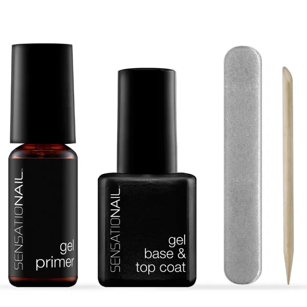 Ultrabond gel Primer, base top 2 in1, pila unghii si betisor de portocala