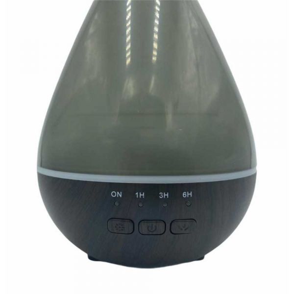 Umidificator si difuzor aromaterapie Lila Care, 120 ml, 5 W, schimbare culoare LED, gri