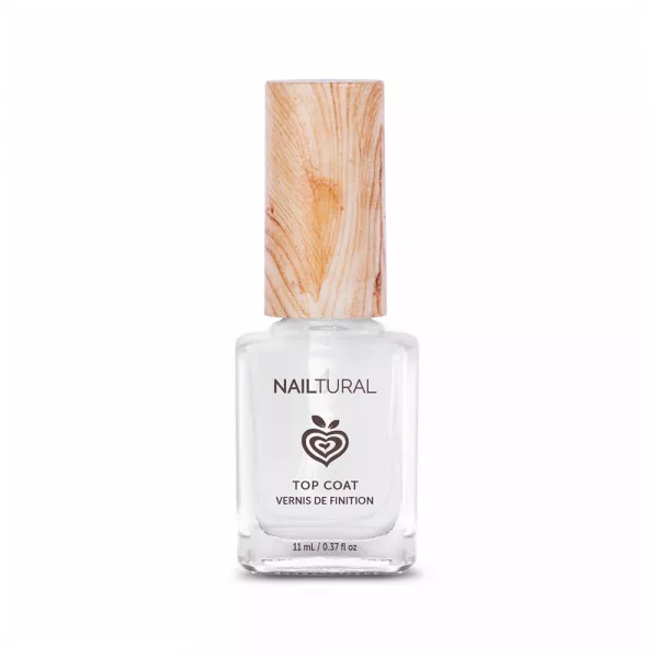 Vegan Top Coat pentru lac de unghii 11 ml, NAILTURAL