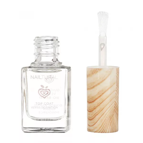 Vegan Top Coat pentru lac de unghii 11 ml, NAILTURAL