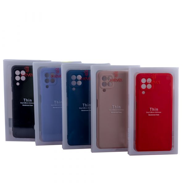 Husa de protectie Loomax, pentru Samsung Galaxy A22 4G, silicon subtire, albastru