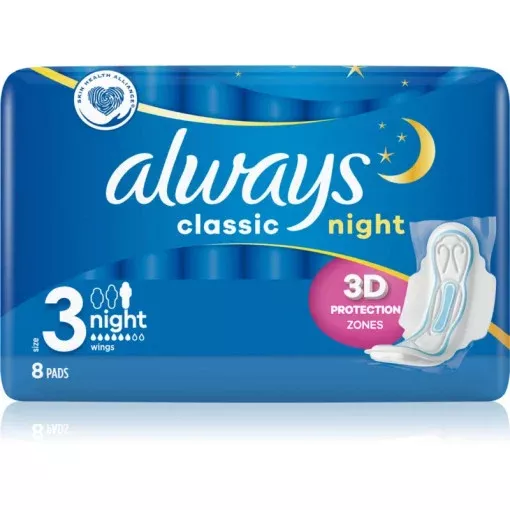 Igiena intima si absorbante - ALWAYS ABSORBANTE CLASSIC NIGHT 8BUC/SET 16/BAX, lucidiusmarket.ro