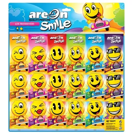 AREON DRY SMILE ODORIZANT AUTO DIF. SORTIMENTE