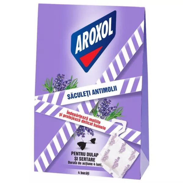 Insecticide - AROXOL SACULETI ANTIMOLII 4BUC 12/BAX, lucidiusmarket.ro